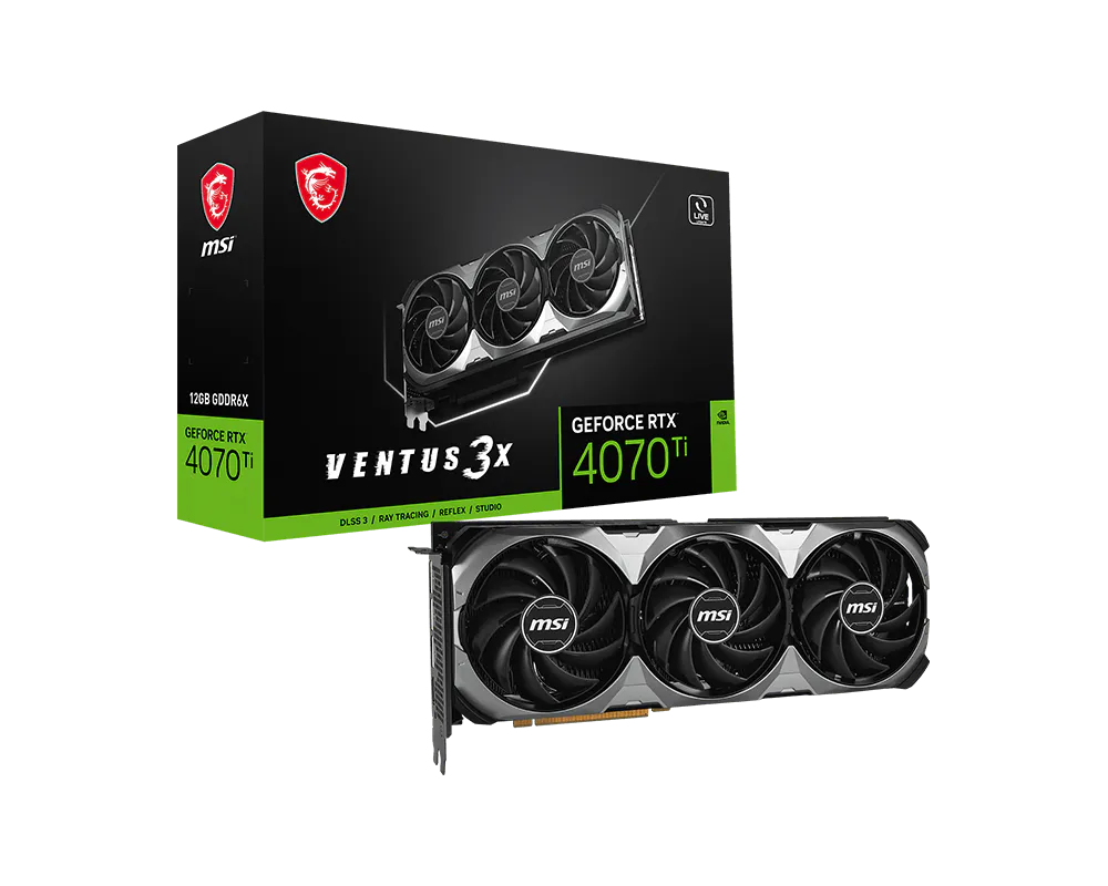 MSI GeForce RTX 4070 Ti VENTUS 3X E1 12G